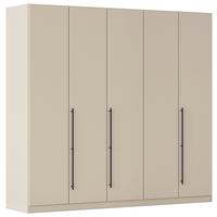Ormar S Klasičnim Vratima Safari - siva/crna, Konvencionalno, drvni materijal/metal (226/229/54cm) - Modern Living
