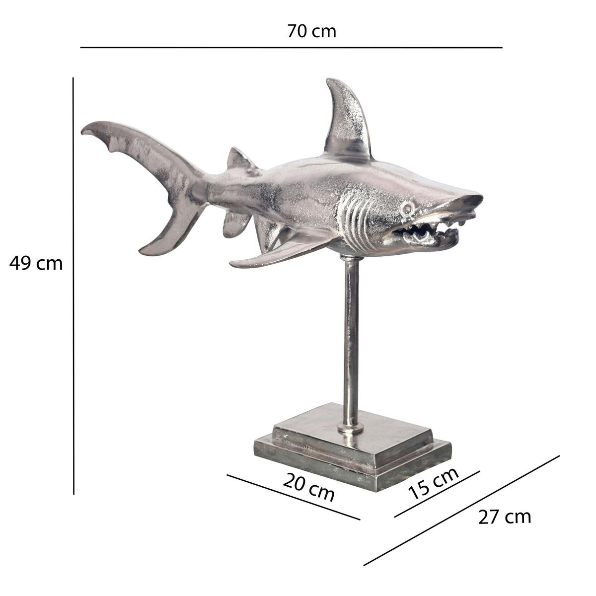 DEKOTIER WL7.170 - Silberfarben, Design, Metall (70/49/27cm) - Livetastic