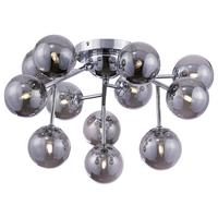 Deckenleuchte Dallas Chromfarben max. 28 Watt - Chromfarben, Trend, Glas/Metall (60/17,5/60cm) - MAYTONI