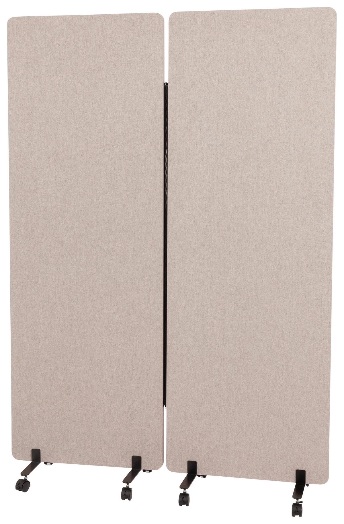 Pregradna Stena Flexmiut, Taupe - rjavosiva, Basics, kovina/umetna masa (60/177/35cm) - MID.YOU