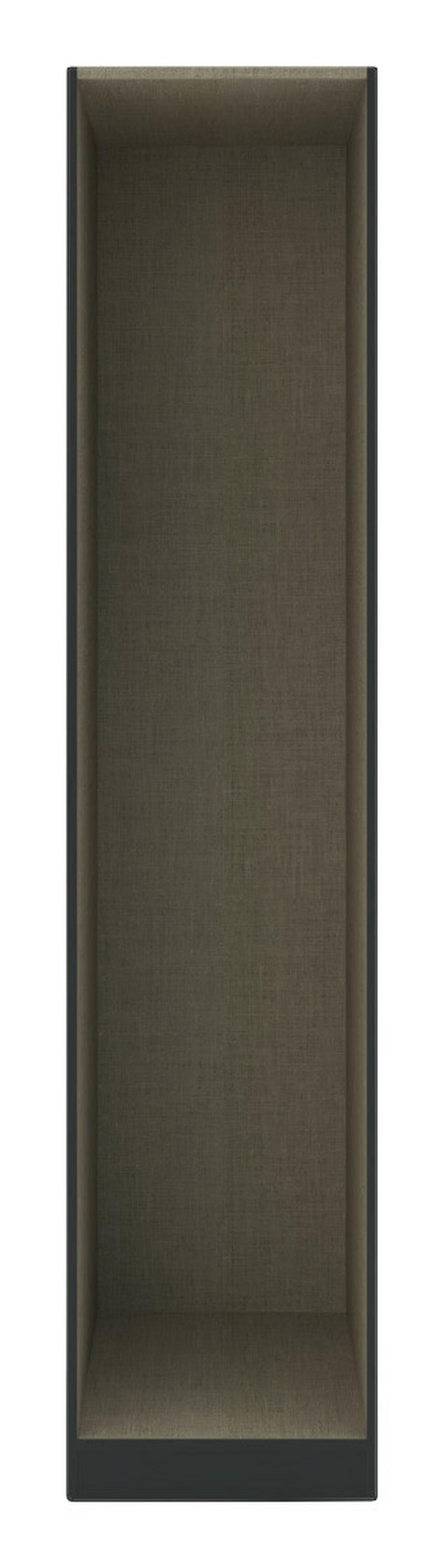 Korpus Omare Za Oblačila Unit - antracit, Moderno, leseni material (45,6/210/56,5cm) - Based