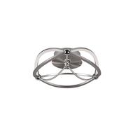 LED-Deckenleuchte Charivari Nickelfarben max. 20 Watt - Nickelfarben, Design, Metall (41/14cm) - Trio Leuchten