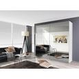 Omara Z Drsnimi Vrati Koblenz - siva/bela, Konvencionalno, leseni material (226/210/62cm) - Premium Living Omara Z Drsnimi Vrati Koblenz - siva/bela, Konvencionalno, leseni material (226/210/62cm) - Premium Living