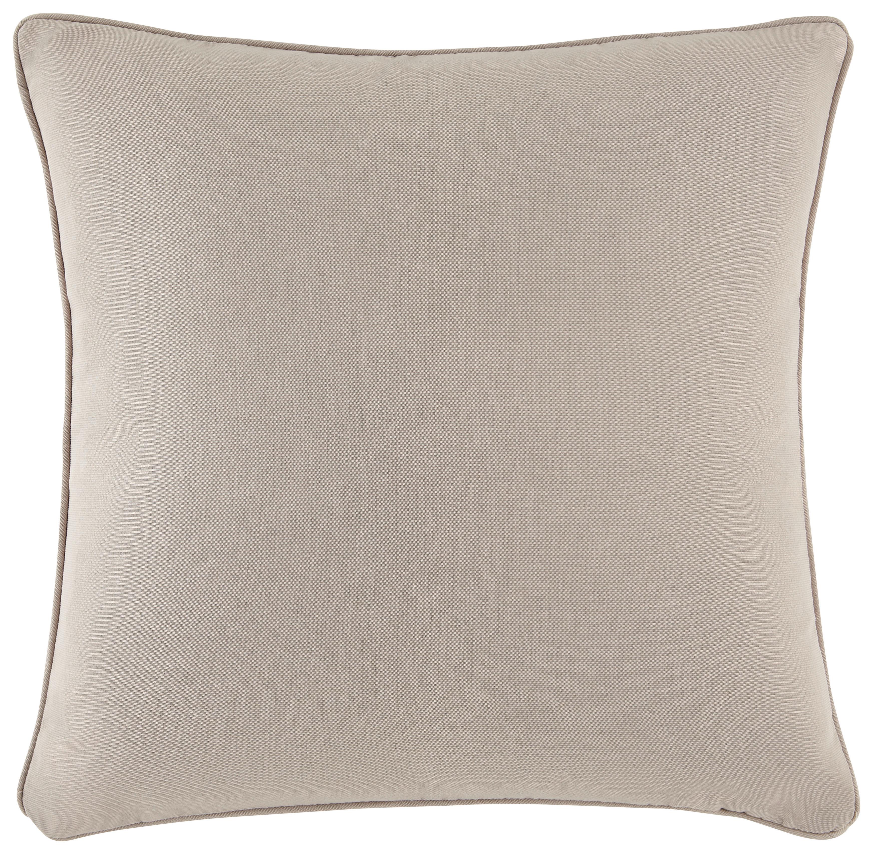 Kissenhülle Steffi Taupe ca. 50x50cm - Taupe, KONVENTIONELL, Textil (50/50cm) - Mömax