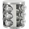Carusel De Condimente Diana - culoare inox, sticlă/metal (17/19,8cm) Carusel De Condimente Diana - culoare inox, sticlă/metal (17/19,8cm)