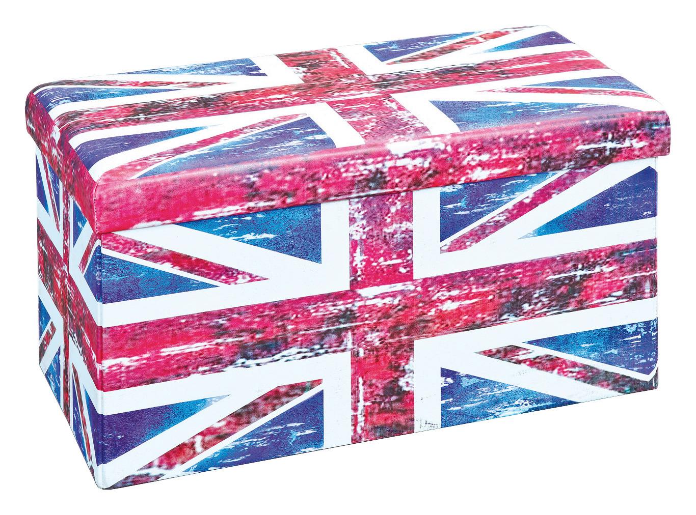 Faltbox in Multicolor - Blau/Rot, Basics, Textil (76/38/38cm) - MID.YOU