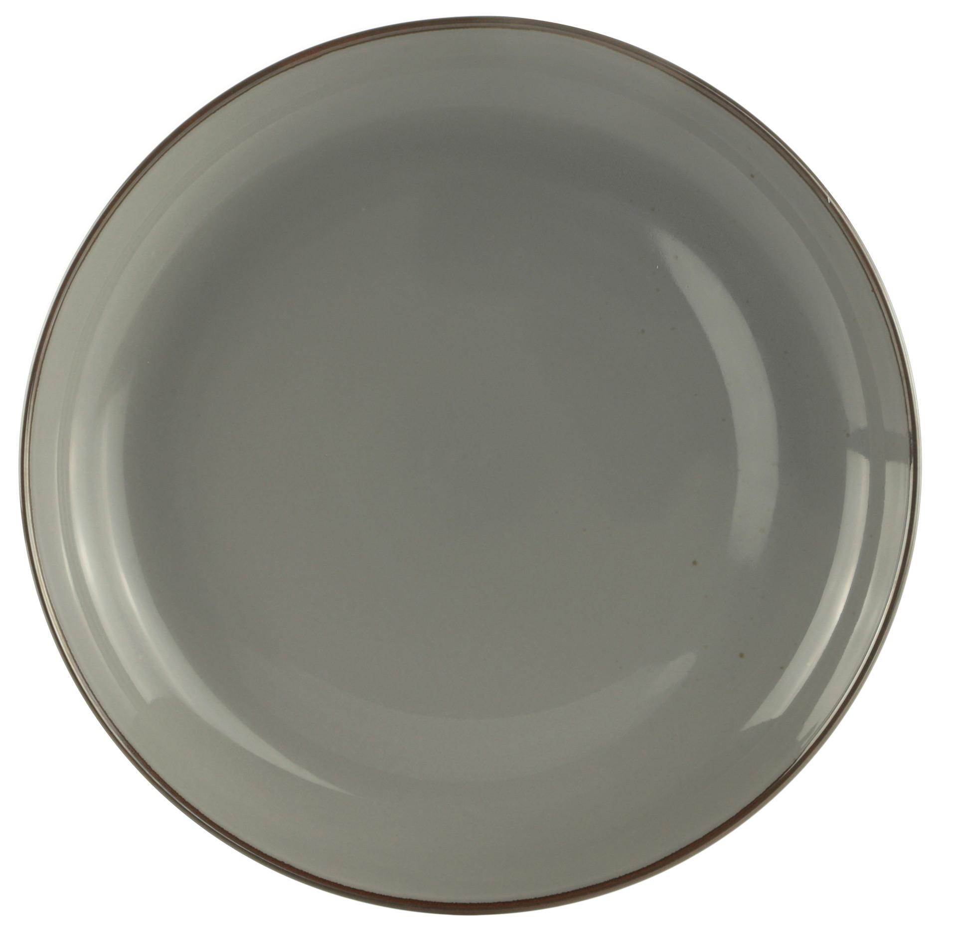 Speiseteller Capri in Grau - Grau, MODERN, Keramik (27/3,7cm) - Mömax