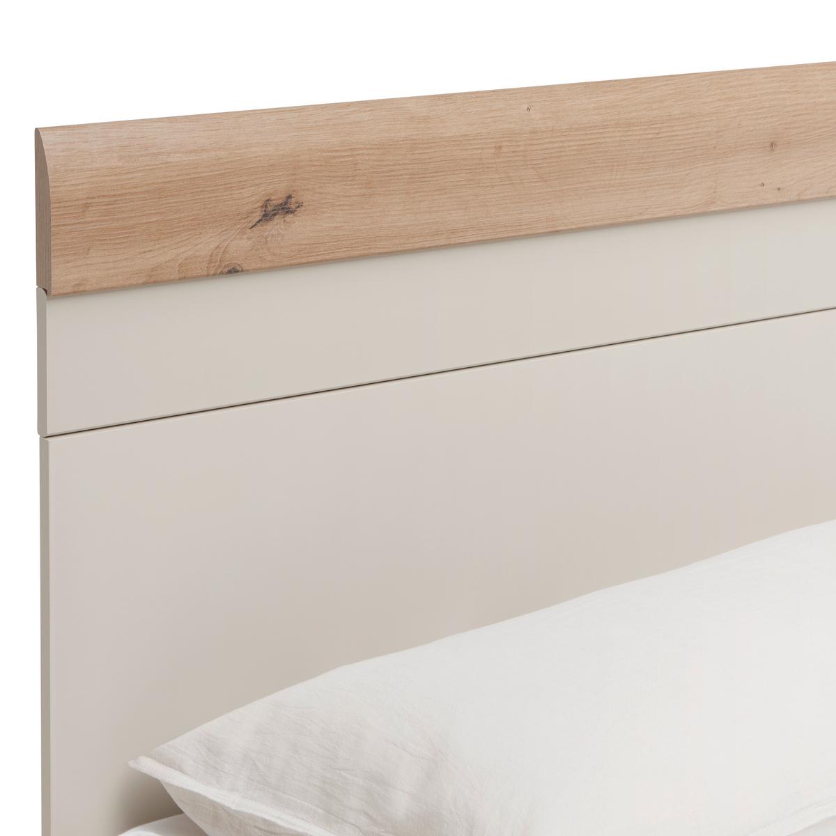 Krevet Ellmau - hrast Artisan/boje šampanjca, Konvencionalno, drvni materijal (160/200cm) - Premium Living