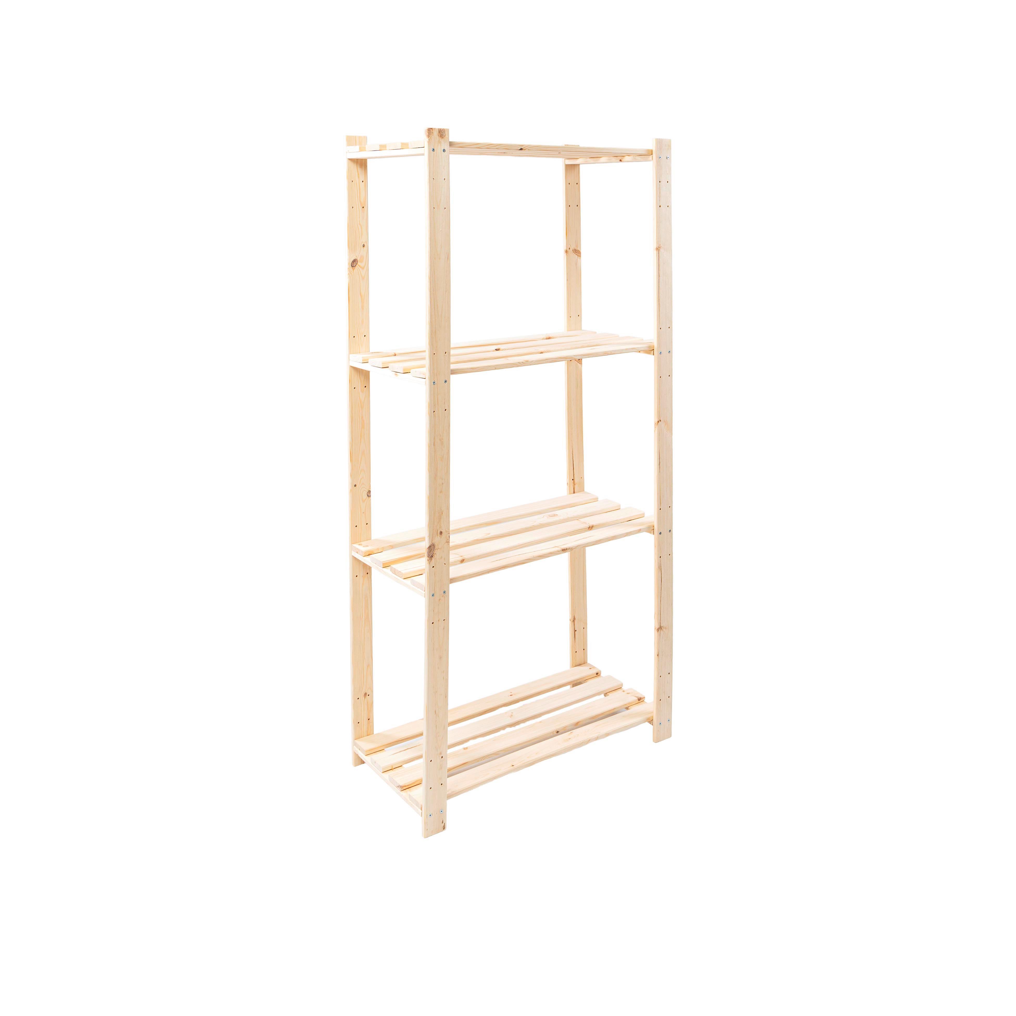 Schwerlastregal Maxx Naturfarben - Naturfarben, KONVENTIONELL, Holz (80/160/38cm) - Based