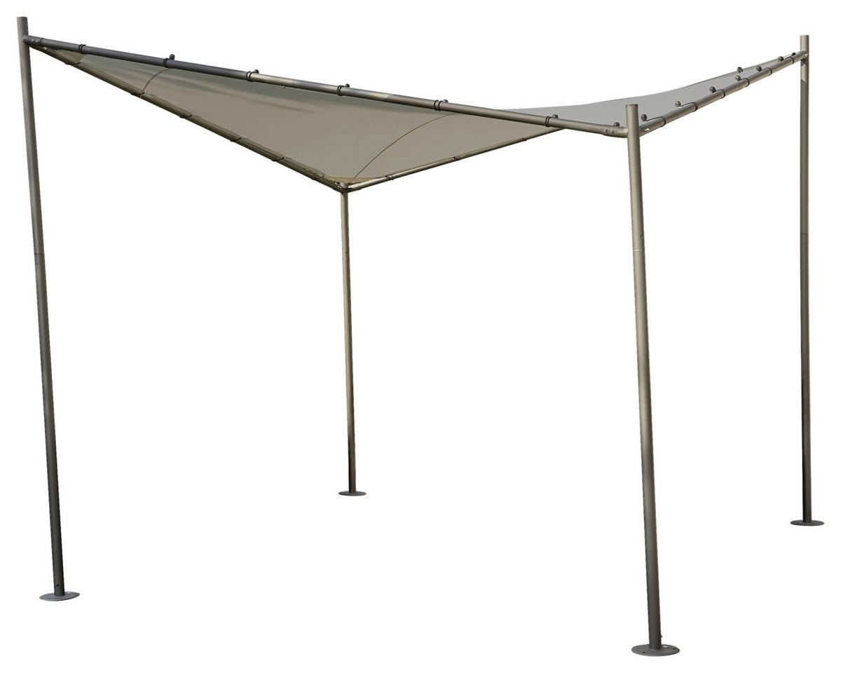 Pavillon Berlino 300x300 cm - Hellgrau, KONVENTIONELL, Textil (300/209/300cm) - Siena Garden