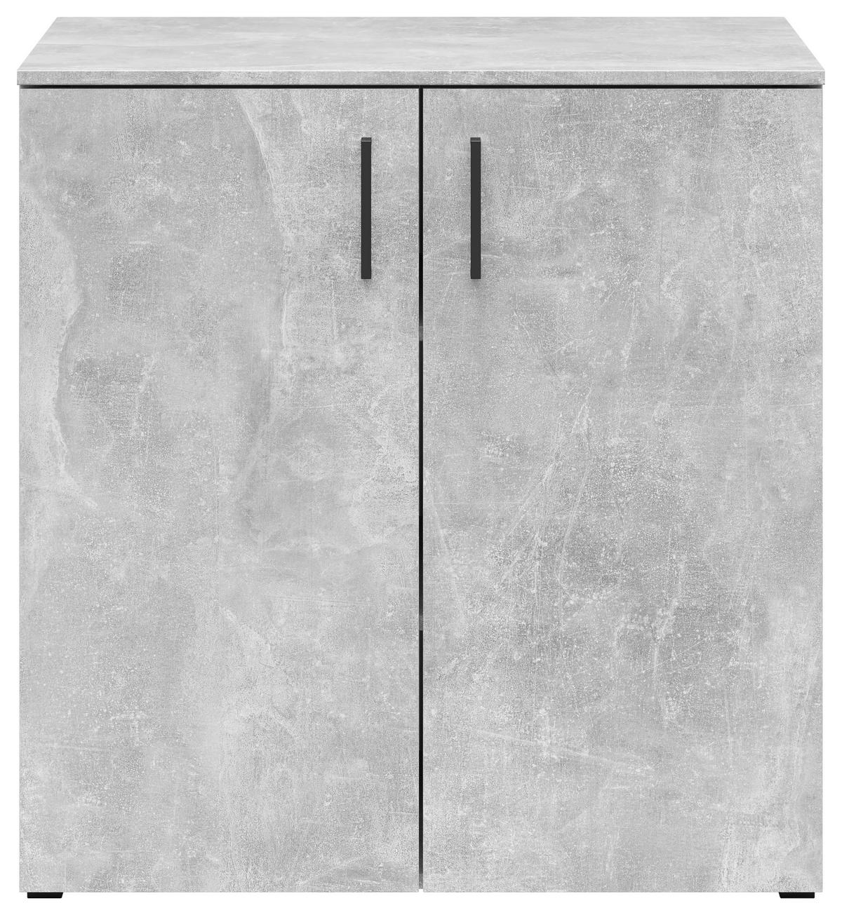 Kommode Multistauraum Grau - Anthrazit/Schwarz, Modern, Holzwerkstoff/Kunststoff (80/83/52cm) - Premium Living