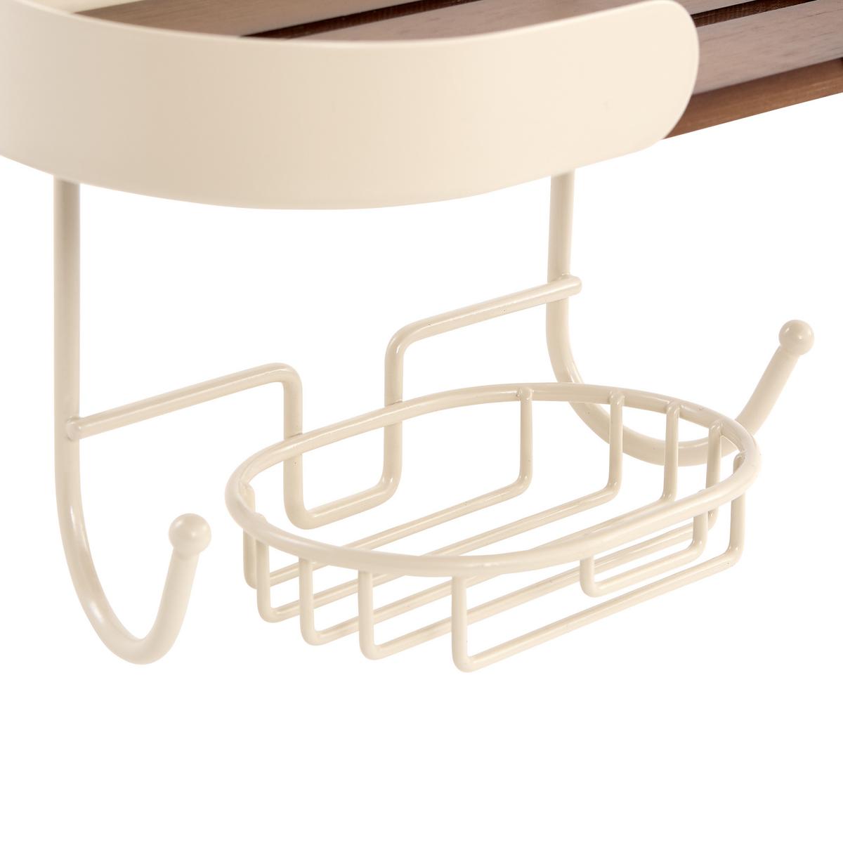 Regal Za Tuš Argileo - bež, Basics, metal (28,3/12,6/63,5cm)