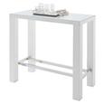Bartisch Weiß - MODERN, Glas/Holz (120/107/60cm) - Mömax modern living Bartisch Weiß - MODERN, Glas/Holz (120/107/60cm) - Mömax modern living