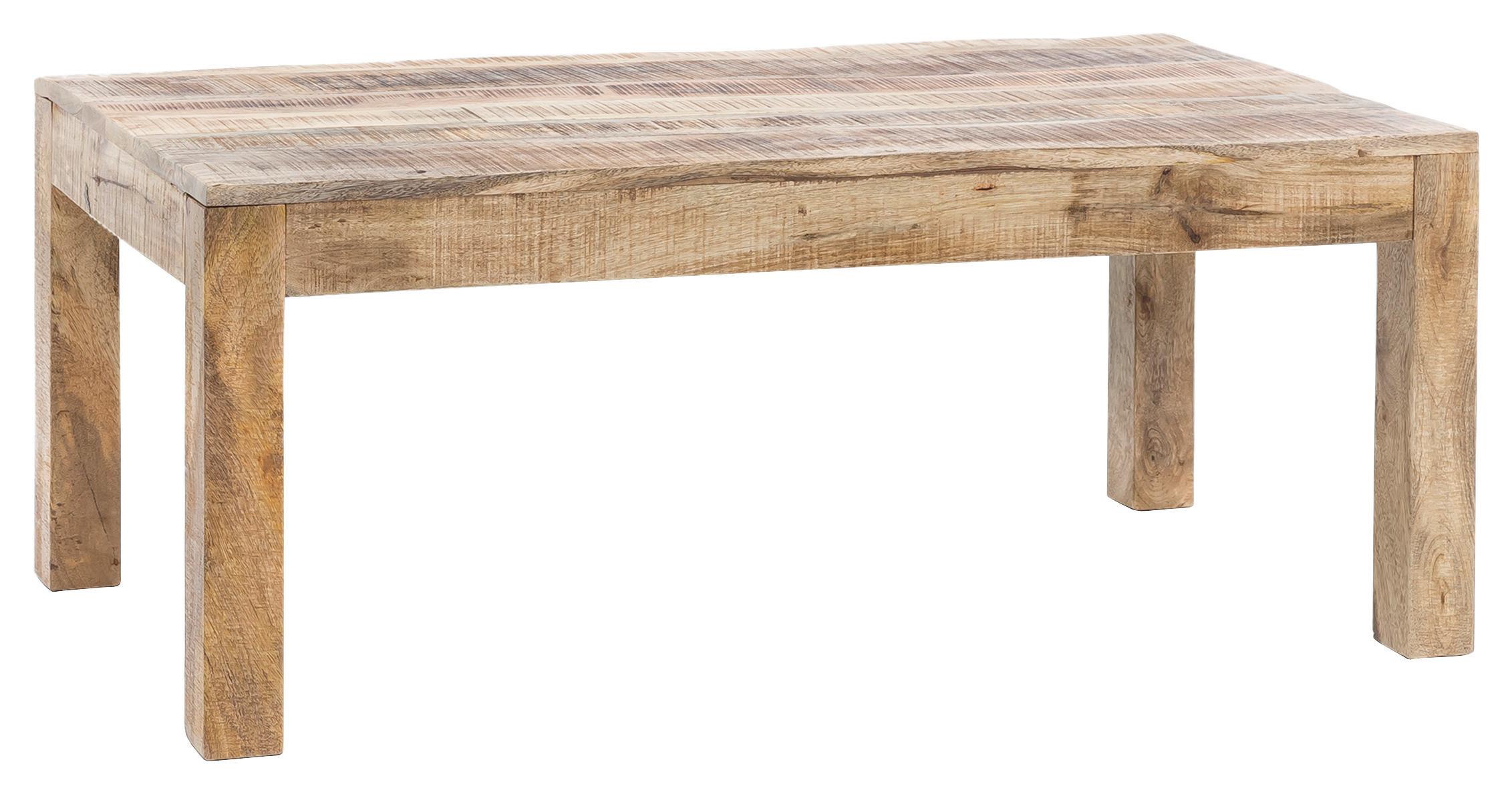 Couchtisch Rustica in Braun Mangoholz - Braun, Design, Holz (110/60/47cm) - MID.YOU