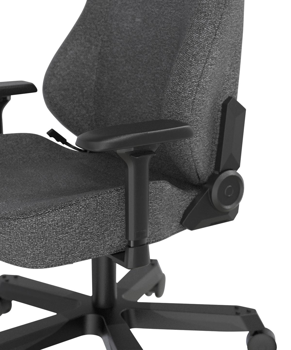 Gamingstuhl Tank Anthrazit/Schwarz - Anthrazit/Schwarz, MODERN, Textil/Metall (80/140/80cm) - Dxracer
