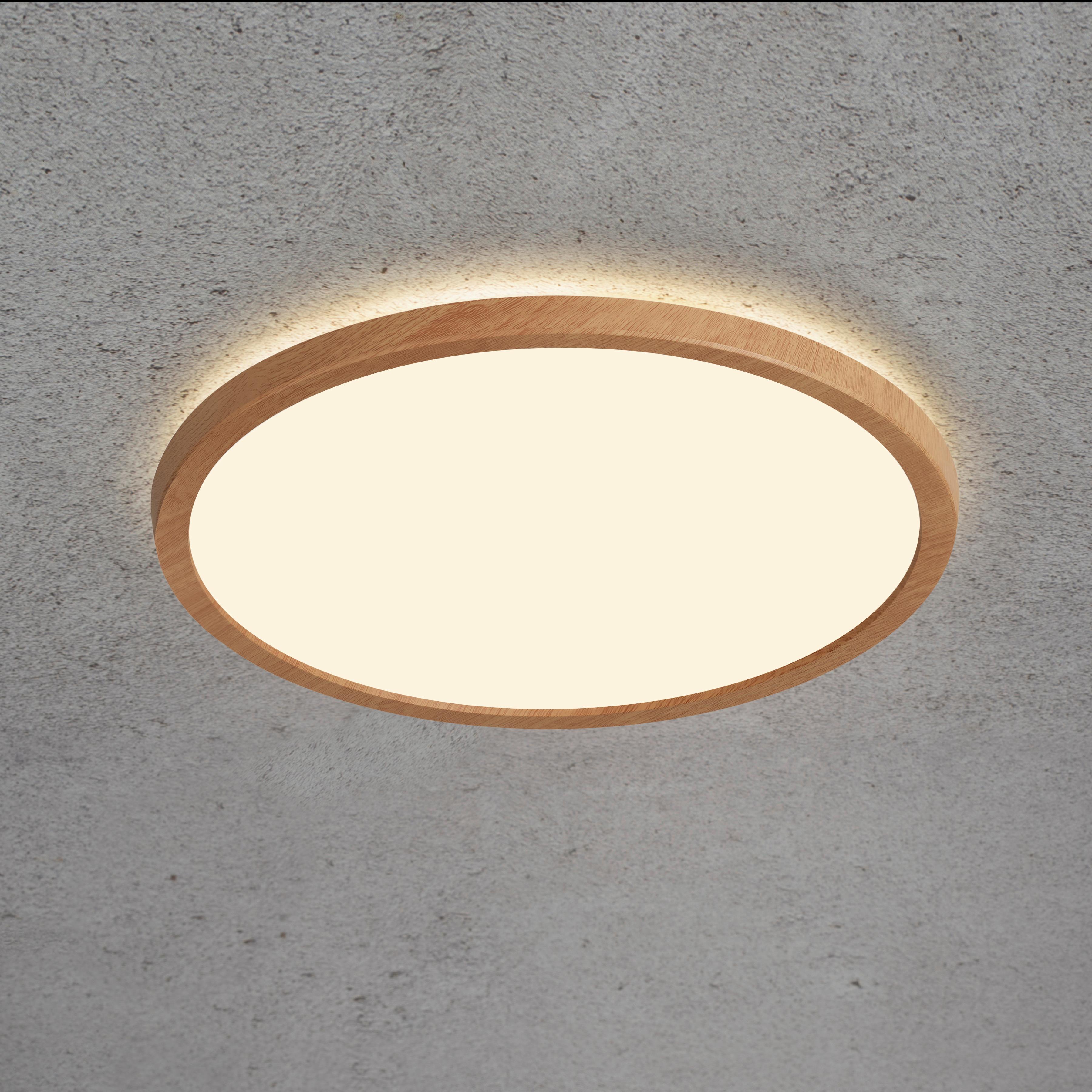 LAMPA SUFITOWA 47276004 OJA 29 WOOD STEP - kolor bukowy, Natur, tworzywo sztuczne (29,4/2,3cm) - Nordlux