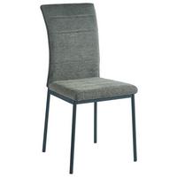 KRZESŁO JORDAN  -EXKLUSIV- - zielony/czarny, Design, metal/tkanina (44/95/57cm) - Carryhome