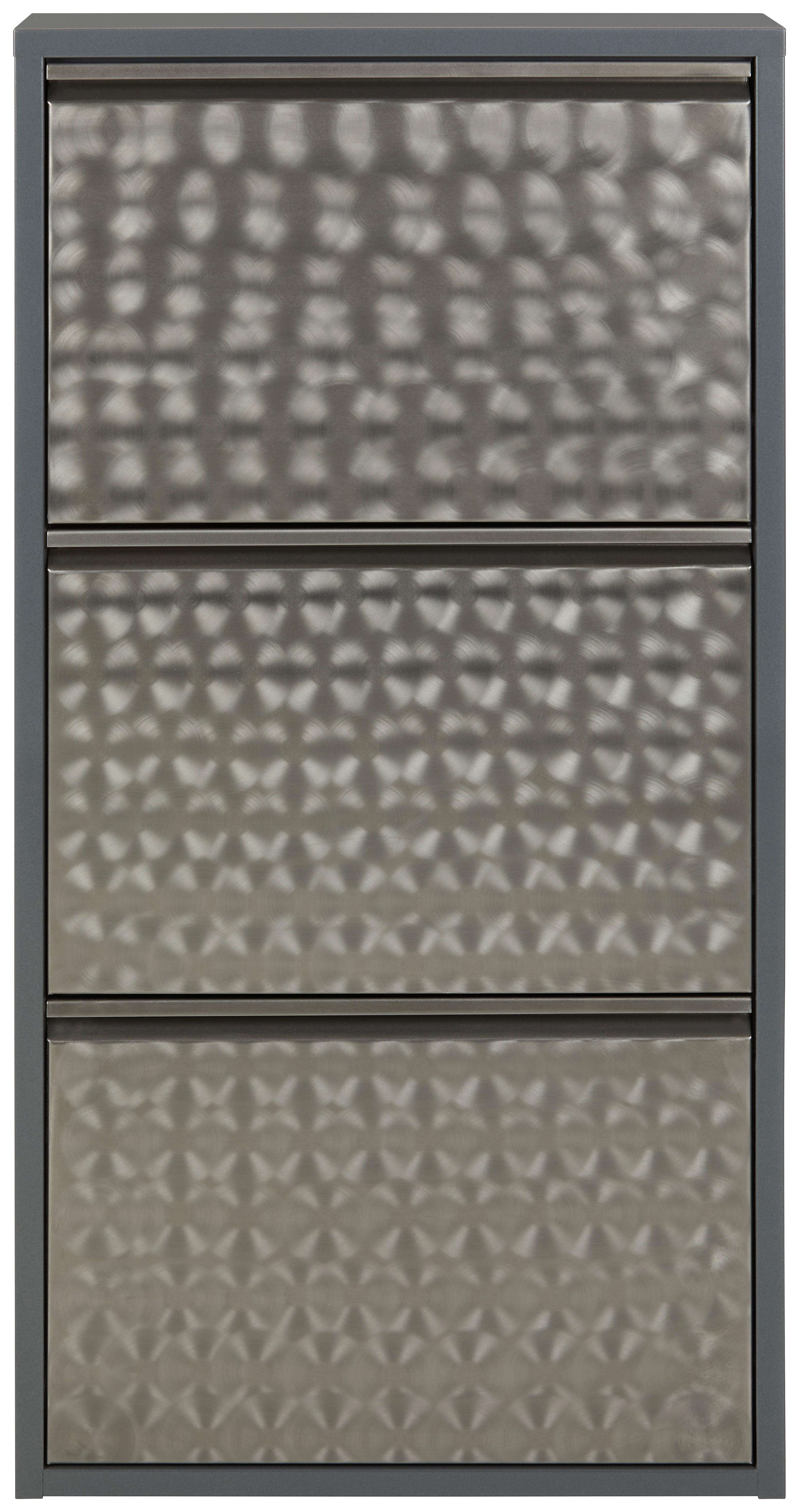 Schuhkipper in Grau - Grau, Modern, Metall (50,5/102,7/15cm) - Mömax