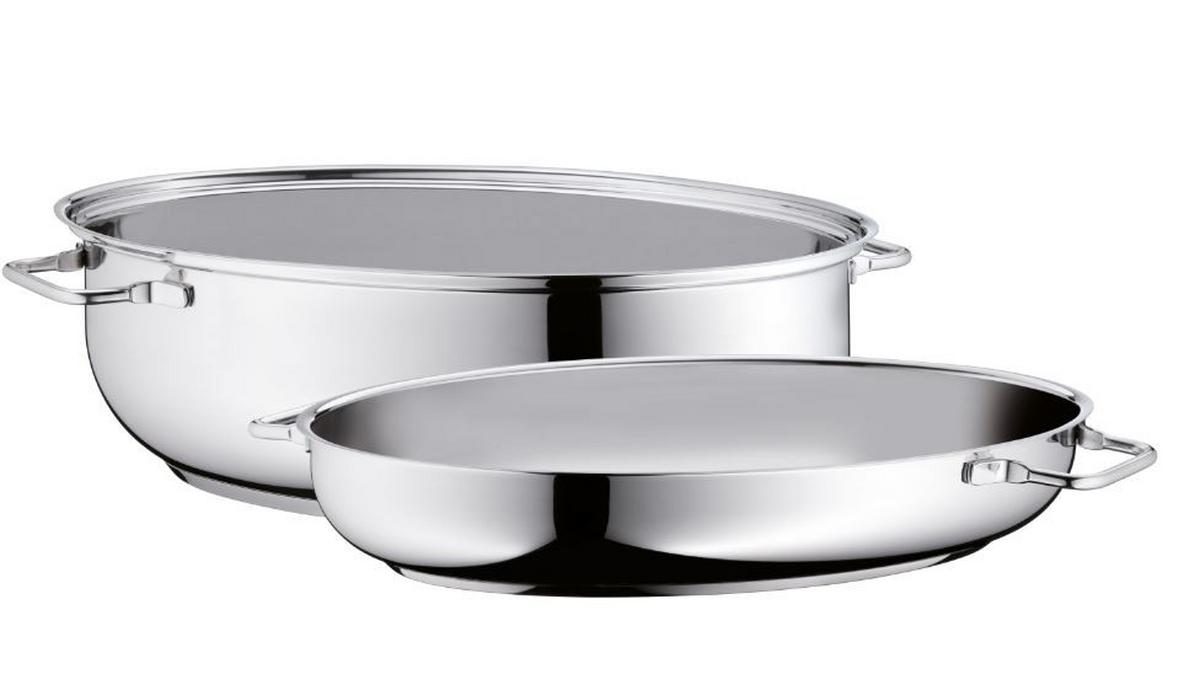 BRYTFANNA WMF 07 8801 6040 - kolor srebrny, Basics, metal (41/18/28,5cm) - WMF