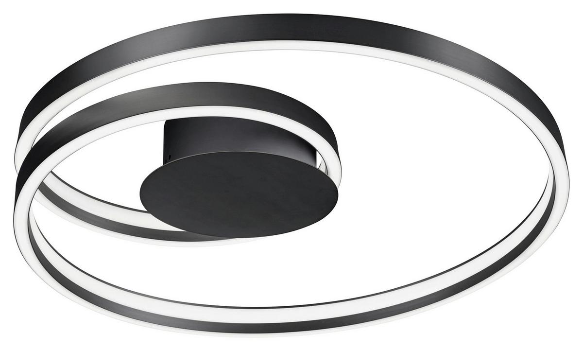 LAMPA SUFITOWA LED 677210132 CIOLA - czarny/biały, Lifestyle, tworzywo sztuczne/metal (72/12cm) - Cinque