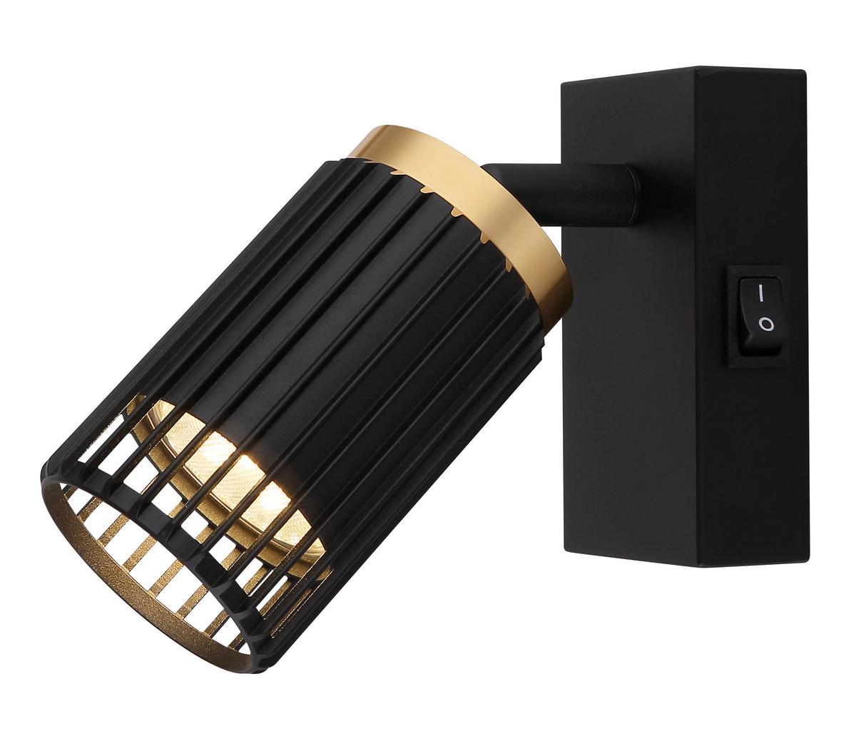 STRAHLER 57906-1 KORBEN - Goldfarben/Schwarz, Design, Metall (7/12cm) - Globo