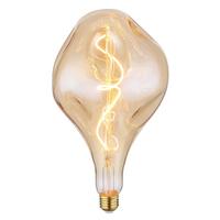 Dekorativna Žarnica/sijalka 11536a Led - barve medenine, Basics, kovina/steklo (16,5/28cm) - Globo