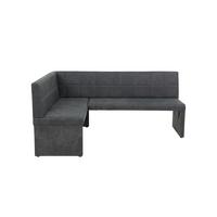 ECKBANK MELANIE REB - Anthrazit, MODERN, Holz/Textil (200/90cm) - P & B