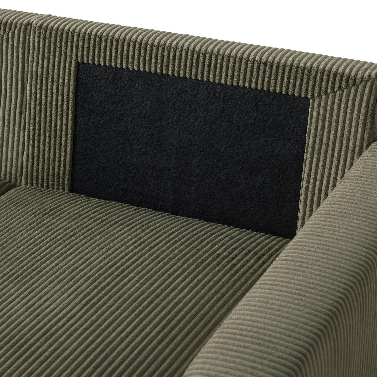 Sarokkanapé Martina - zöld, Modern, faalapú anyag/textil (204/276/146cm) - Mömax