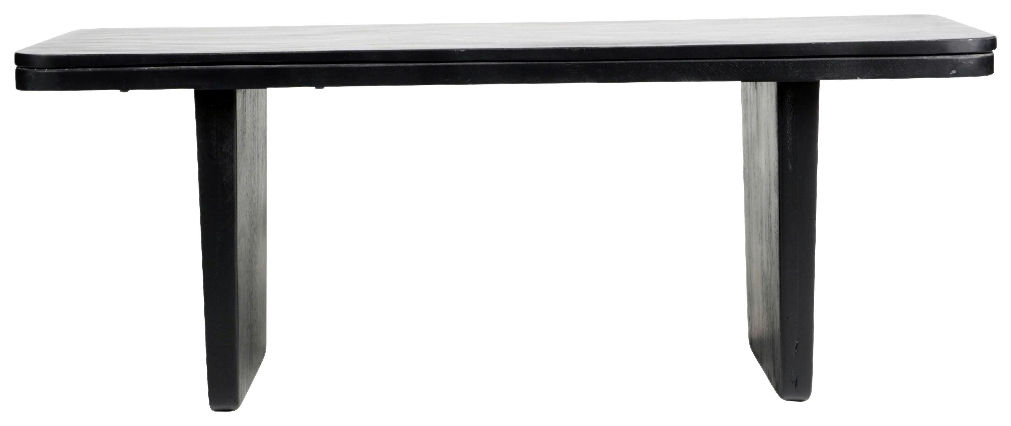 SOFFBORD LEON-STUDIO- - svart, Modern, trä/sten (110/55/40cm) - Premium Living