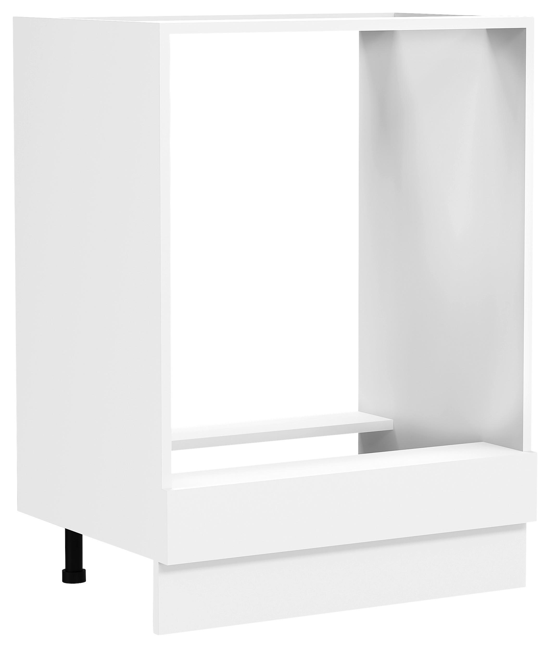Omara Za Vgradnjo Štedilnika Fasola, Bela, Š 60cm - bela, Trend, umetna masa/leseni material (60/82/46cm) - MID.YOU