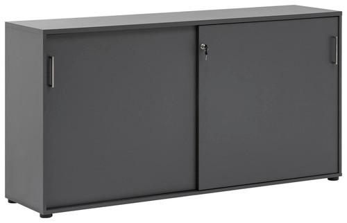 Aktenschrank "Serie 1500" , anthrazit - Anthrazit, KONVENTIONELL, Holzwerkstoff (160/84,2/41cm) - MID.YOU