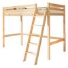 Hochbett Matthias ca. 90x200 cm Kiefer - Kieferfarben, Basics, Holz (90/200cm) - MID.YOU