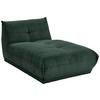 Modul Sofa Giselle Ottomane Dunkelgrün - Dunkelgrün, Trend, Textil (105/80/185cm) - Livetastic