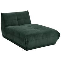Modul Sofa Giselle Ottomane Dunkelgrün - Dunkelgrün, Trend, Textil (105/80/185cm) - Livetastic