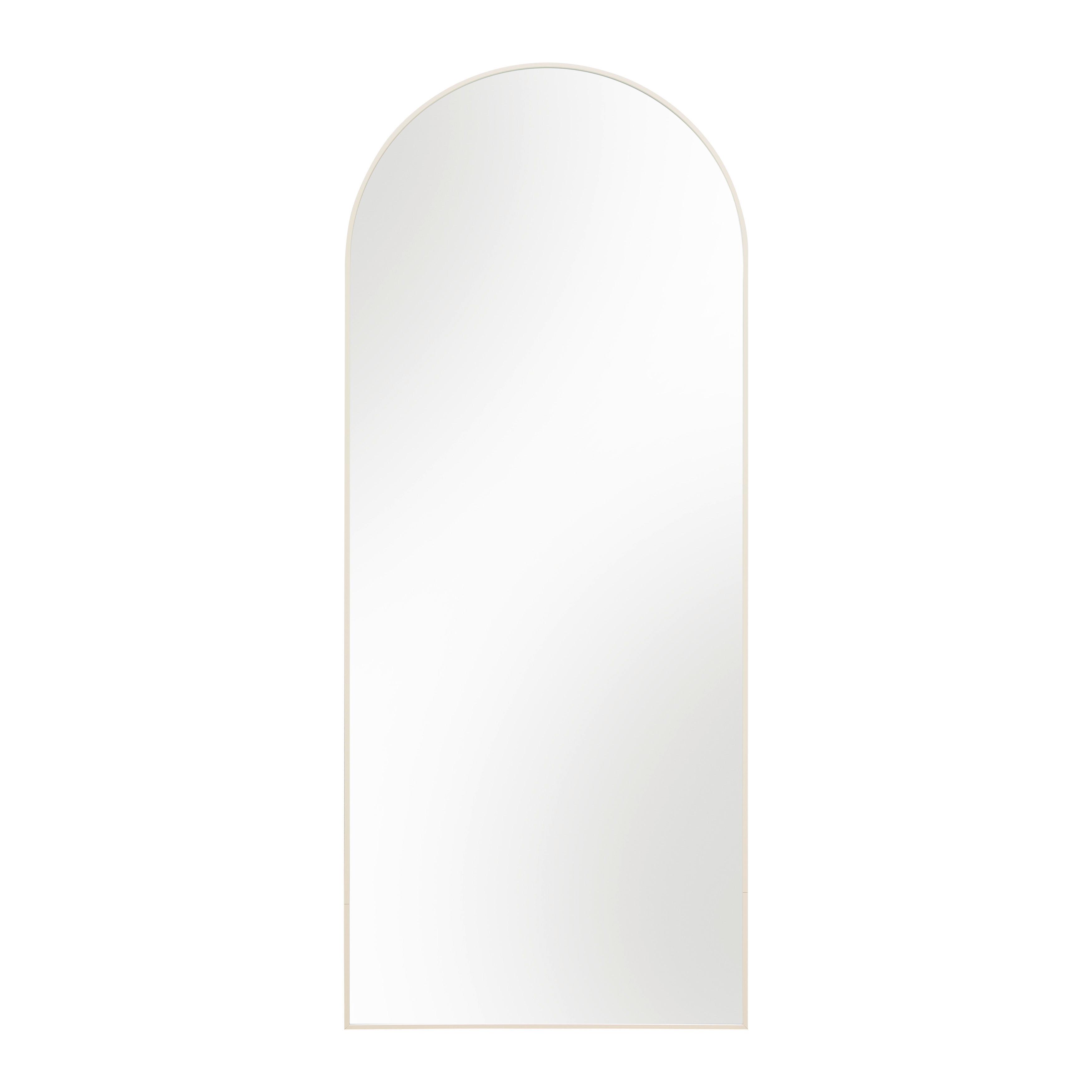 GOLVSPEGEL BRITT SAND - sandfärgad, Design, metall/glas (70/170cm) - Mömax