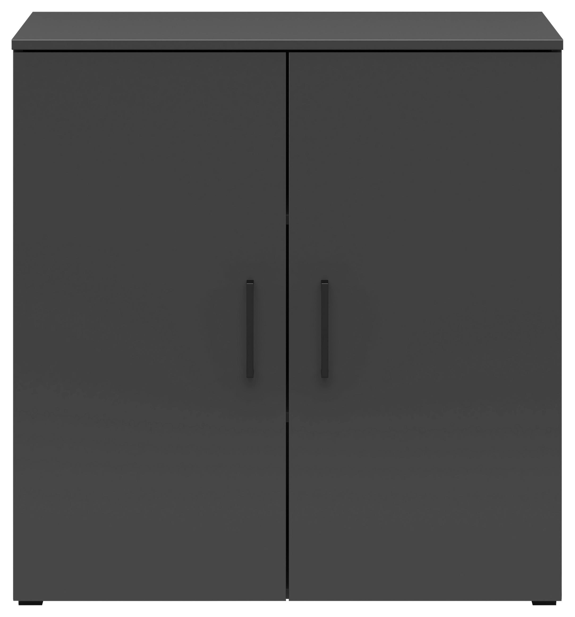 Komoda Multistauraum - barve grafita/antracit, Moderno, umetna masa/leseni material (80/83/40cm) - Premium Living