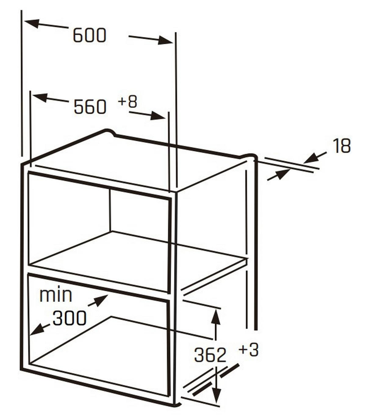 Ugradbena Mikrovalna Pećnica Mgm17scbg - crna, Basics, staklo/metal (60/38,2/32cm) - Mican