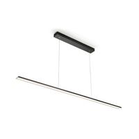 Hängeleuchte 101213 Schwarz max. 18 Watt - Schwarz, MODERN, Metall (90/120/4,2cm) - HKT