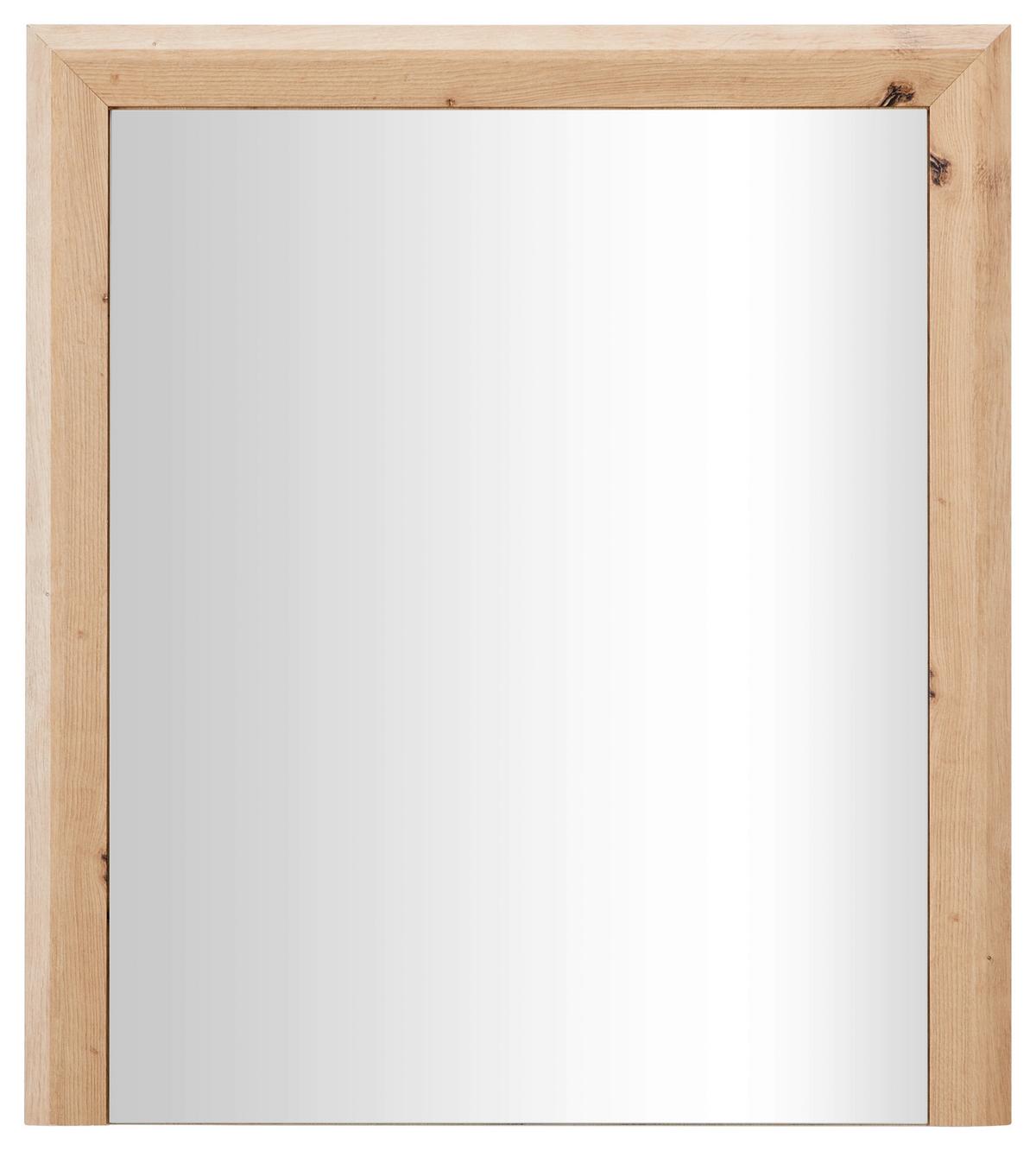 Ogledalo Kashmir New, Barva Hrasta, 84 X 94 Cm - barve hrasta, Moderno (84/94/4cm) - Zandiara