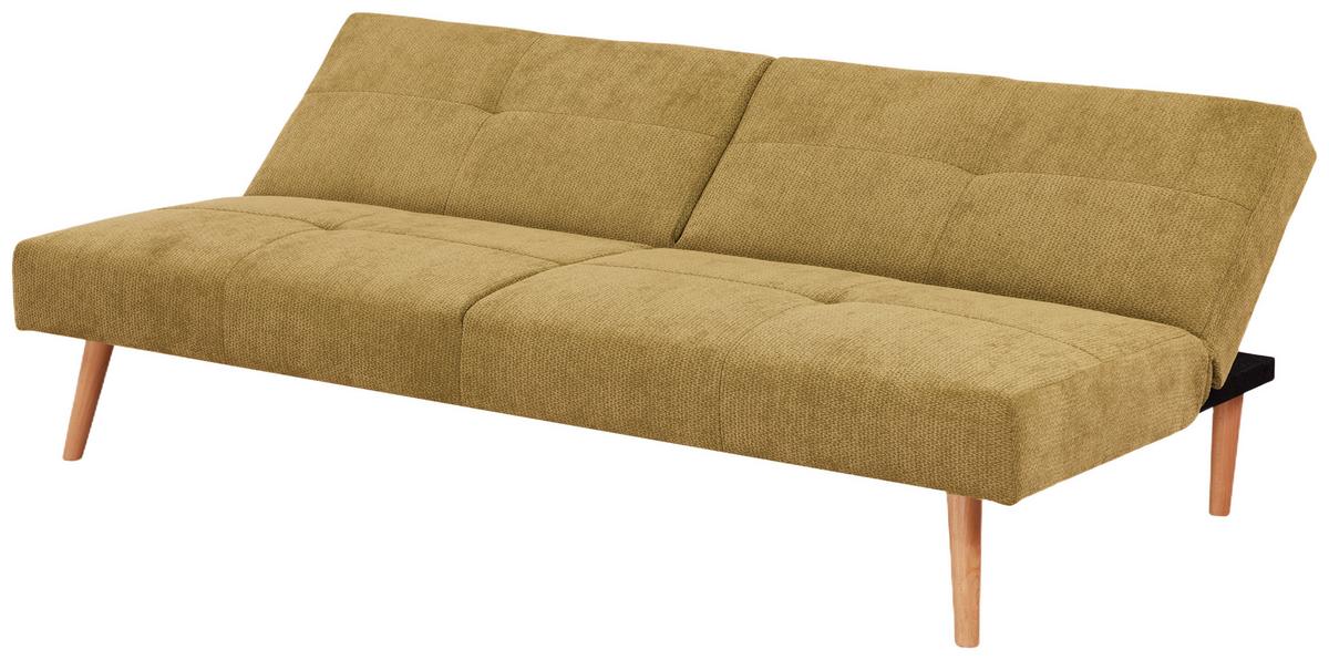 Sofa Jacky - prirodna boja/žuta, Moderno, drvo/tekstil (186/75/85cm) - Mömax