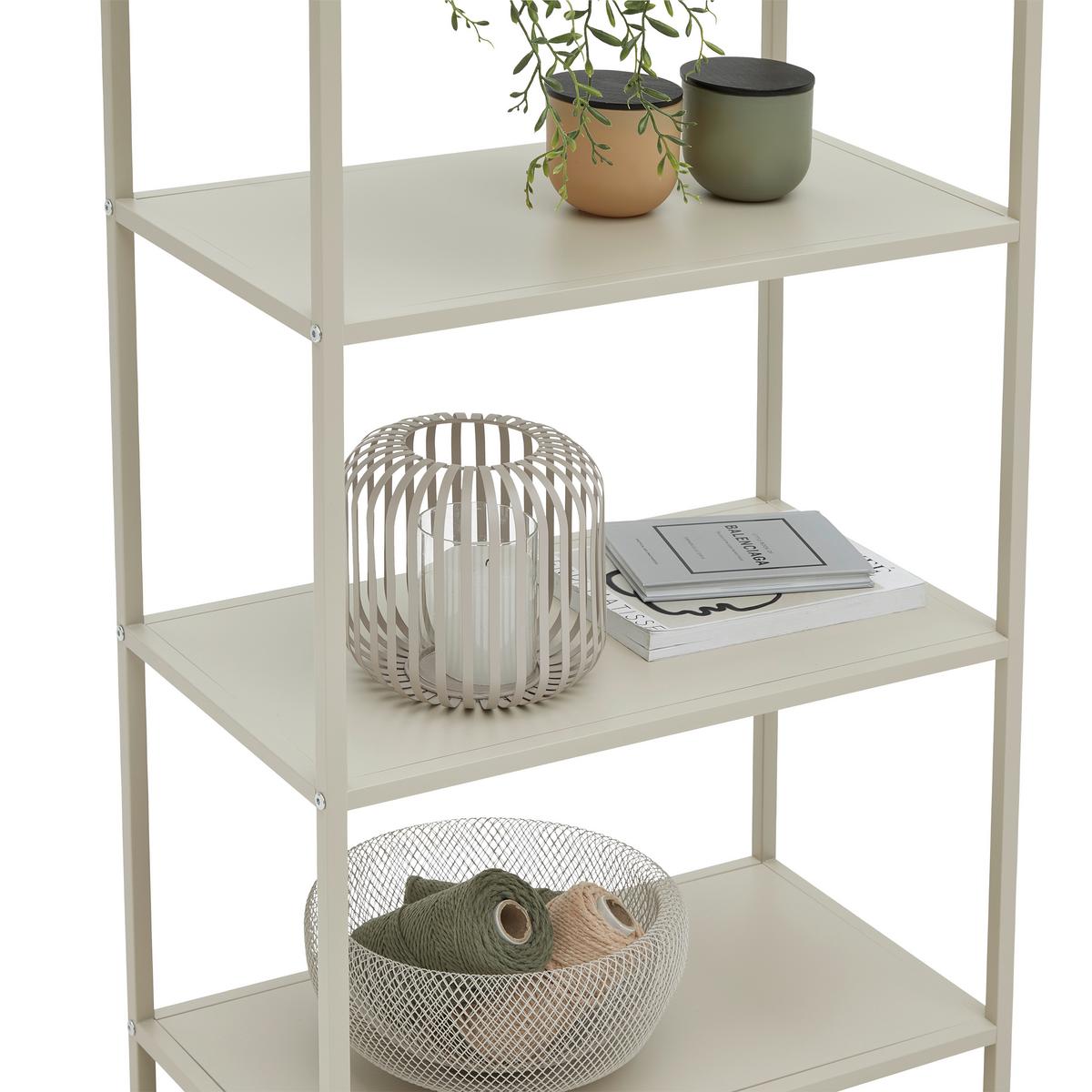 Regal Havanna Kaschmir - Kaschmir/Beige, MODERN, Holzwerkstoff/Metall (60/113/33cm) - Mömax