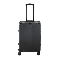 Reisekoffer Miami M Schwarz - Schwarz, MODERN, Kunststoff/Textil (44/27/68cm) - Mömax