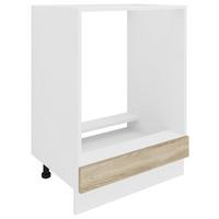 Omara Za Vgradnjo Štedilnika Esilo, Hrast, Bela - bela/hrast sonoma, Konvencionalno, leseni material (60/82/46cm) - MID.YOU