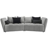 Boxspringsofa Sofi Hellgrau - Dunkelgrau/Hellgrau, MODERN, Textil (294/93/152cm) - Premium Living