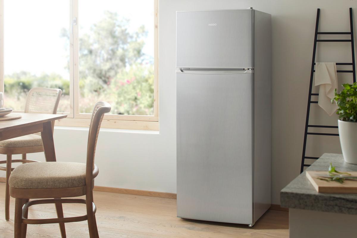 Kühlschrank MID L4-10 - Silberfarben (54/144/57cm) - Insido