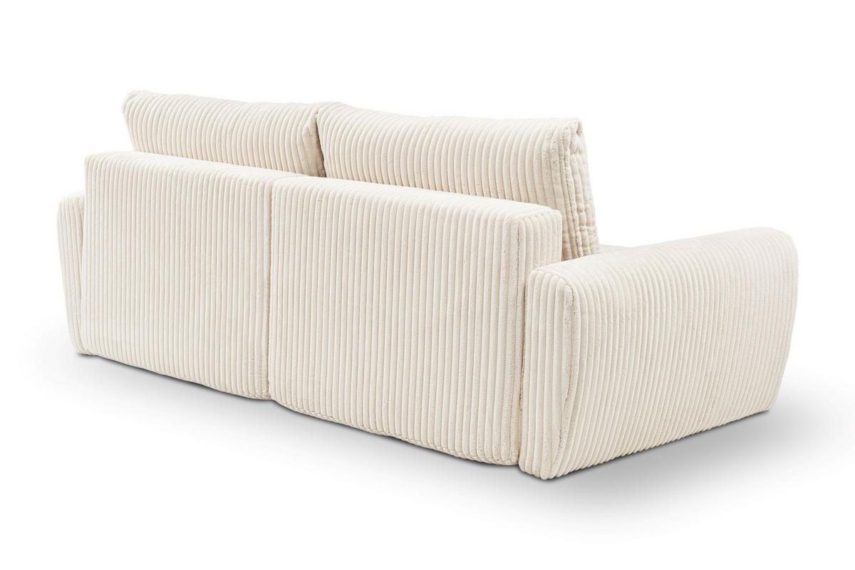 Canapea extensibila MEVI - crem, Modern (240/72-90/120cm) - Premium Living
