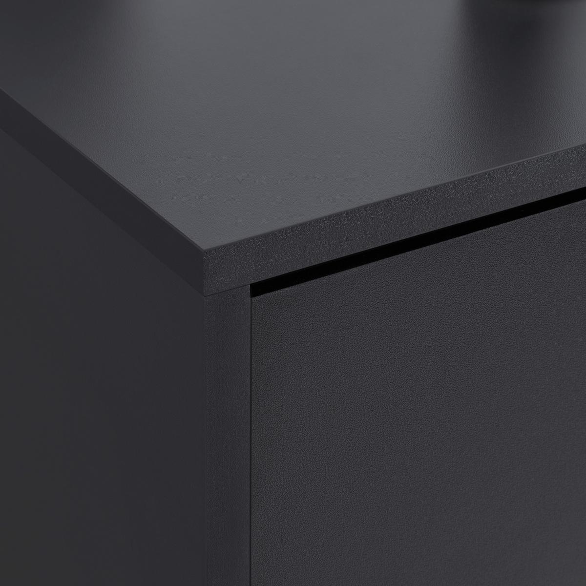 Schuhkipper Rudi in Schwarz - Schwarz, KONVENTIONELL, Holzwerkstoff (60/118/24cm) - Mömax