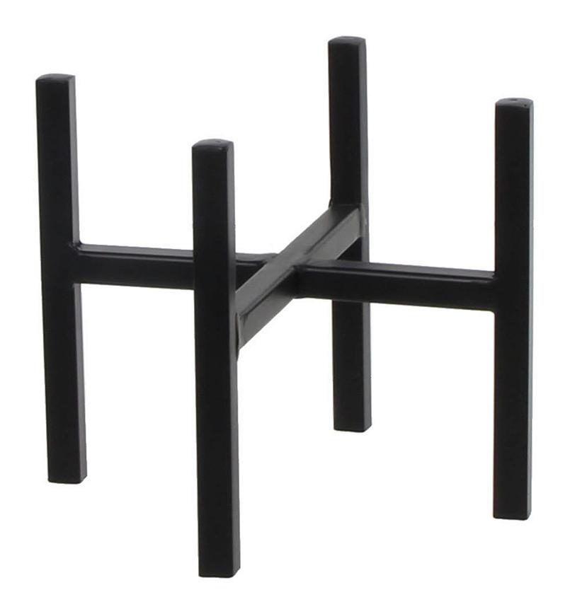 Dekoständer Ascot in Schwarz - Basics, Metall (16,5/16cm) - Modern Living