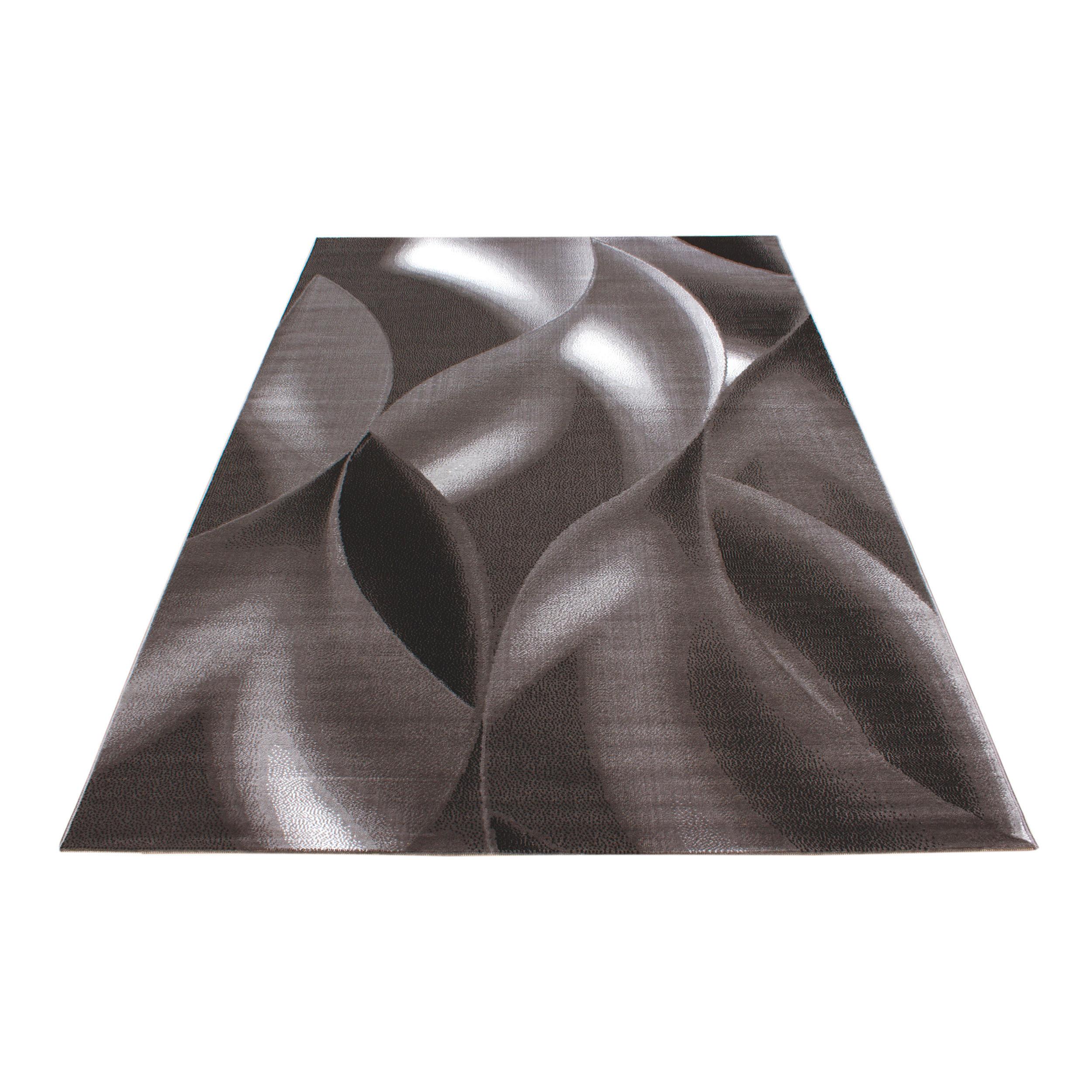 Webteppich Plus Braun/Weiß ca. 80x150cm - Braun/Weiß, Design, Textil (80/150cm)