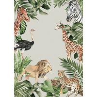 Kinderteppich Tierwelt Multicolor ca. 120x170cm - Multicolor, Textil (120/170cm) - Mömax